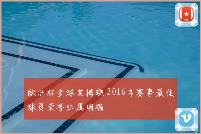 欧洲杯金球奖揭晓 2016年赛事最佳球员荣誉归属明确